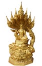 Buddha And Seven Headed Snake Royalty Free Stock Photo